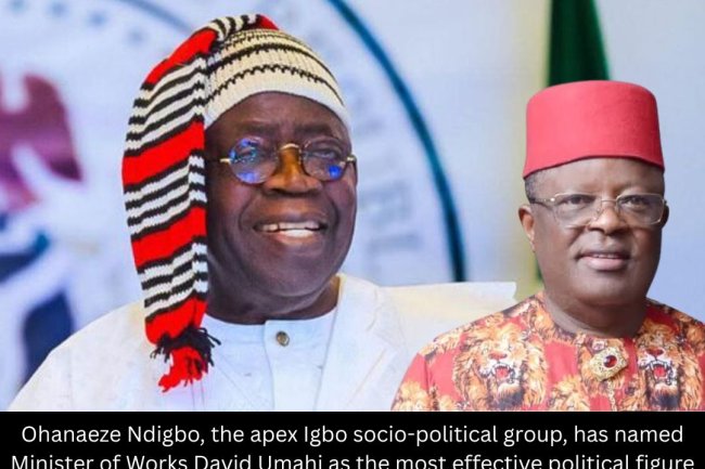 Ohanaeze Declares David Umahi Most Outstanding Southeast Leader, Backs Tinubu for Second Term