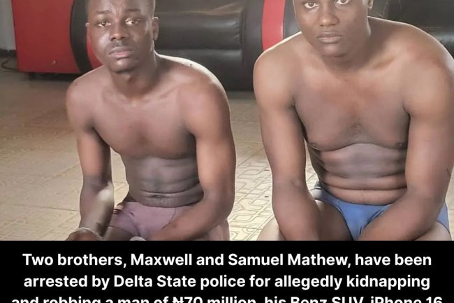 Brothers Nabbed for Kidnapping, Robbery of Abraka Man—Spent Ransom on Mother’s Rent
