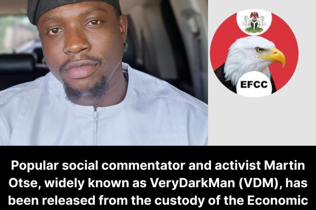 Activist VeryDarkMan Regains Freedom After Six Days in EFCC Custody