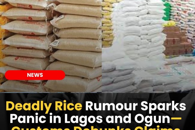 Deadly Rice Rumour Sparks Panic in Lagos and Ogun—Customs Debunks Claims