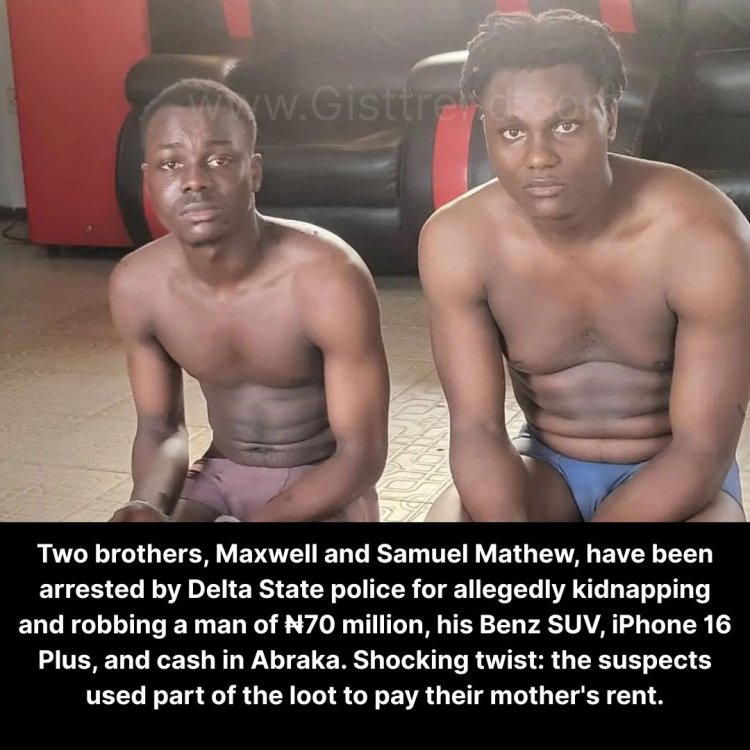 Brothers Nabbed for Kidnapping, Robbery of Abraka Man—Spent Ransom on Mother’s Rent