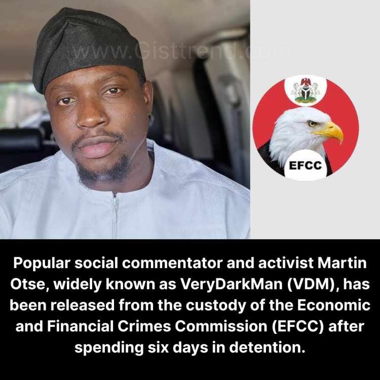 Activist VeryDarkMan Regains Freedom After Six Days in EFCC Custody