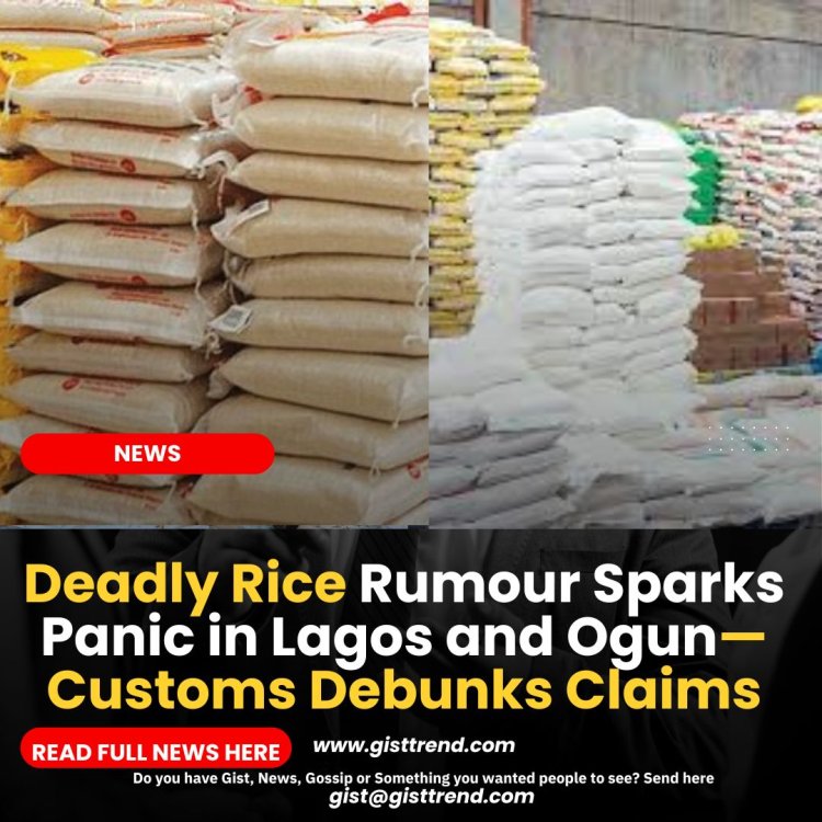 Deadly Rice Rumour Sparks Panic in Lagos and Ogun—Customs Debunks Claims
